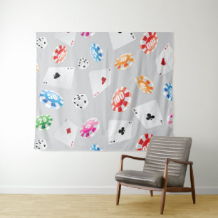 Tenture Casino, Jeux accessoires motif 8