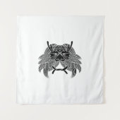 Tenture Casque de démon (Devant)