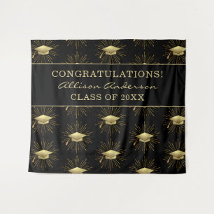Tenture Casquette de remise des diplômes personnalisée ave