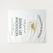 Tenture Casquette d'or moderne avec Starburst (Devant (Horizontal))