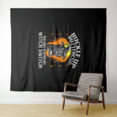 Tenture Cat Buckle Up Buttercup You Just Flipped My Witch (En situation (horizontale))