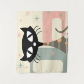 Tenture Cat du milieu du siècle moderne (Devant)