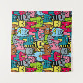 Tenture Cat et kitten (Devant (Horizontal))