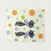 Tenture Cat moderne du milieu du siècle (Devant (Horizontal))