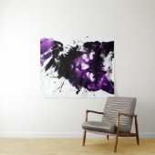 Tenture Cat Wild Nature Esprit libre Art Peinture de pince (En situation (horizontale))