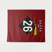 Tenture Catégorie de fin d'études de 2025 (Devant (Horizontal))