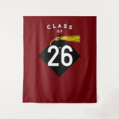 Tenture Catégorie de fin d'études de 2025 (Devant)