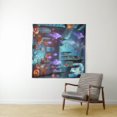 Tenture Cathédrale des oubliés (En situation (horizontale))