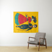 Tenture Catrina Couple Mexicaine Journée Des Morts (En situation (horizontale))