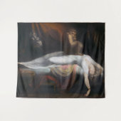 Tenture Cauchemar par Henry Fuseli Gothic Macabre Dark Art (Devant (Horizontal))