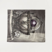 Tenture Cauldron argenté orné avec balle en cristal violet (Devant (Horizontal))