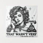 Tenture Ce n'était pas de l'argent en espèces de votre mèm (Devant)