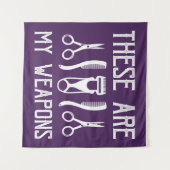 Tenture Ce sont mes armes (Devant (Horizontal))