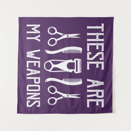 Tenture Ce sont mes armes (Devant (Horizontal))