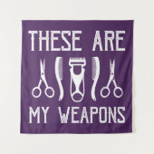 Tenture Ce sont mes armes (Devant)