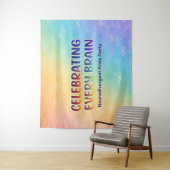 Tenture Celebrating Every Brain Neurodivergent Pride (En situation)
