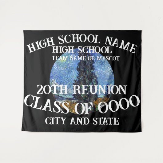 Tenture Célébration Classe de finissants Retraite 2024 Bat (Devant (Horizontal))