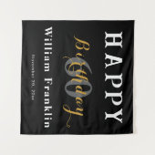 Tenture Célébration de la fête d'anniversaire des 60 ans e (Devant (Horizontal))