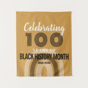 Tenture Célébration des 100 ans du Mois de l'histoire des