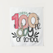 Tenture Célébration des 100 jours d'école (Devant)