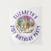 Tenture Célébration des 21 ans (Devant)