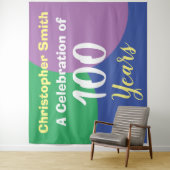 Tenture Célébration du 100e anniversaire (En situation)