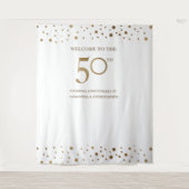 Tenture Célébration du 50e anniversaire de mariage Toile d (Devant)