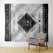 Tenture Célébration élégante du 10e anniversaire de mariag (En situation (horizontale))