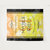 Tenture Célébration élégante du 13e anniversaire de mariag (Devant (Horizontal))