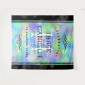 Tenture Célébration élégante du 14e anniversaire de mariag (Devant (Horizontal))