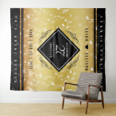 Tenture Célébration élégante du 27e anniversaire de mariag (En situation (horizontale))