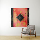 Tenture Célébration élégante du 2e anniversaire de mariage (En situation (horizontale))