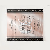 Tenture Célébration élégante du 30e anniversaire de mariag (Devant (Horizontal))