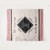 Tenture Célébration élégante du 37e anniversaire de mariag (Devant (Horizontal))