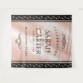 Tenture Célébration élégante du 46e anniversaire de mariag (Devant (Horizontal))