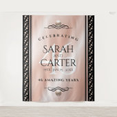 Tenture Célébration élégante du 46e anniversaire de mariag (Devant)