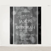 Tenture Célébration élégante du 4e anniversaire de mariage (Devant)