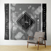 Tenture Célébration élégante du 4e anniversaire de mariage (En situation (horizontale))