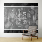 Tenture Célébration élégante du 4ème anniversaire de maria (En situation (horizontale))