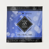 Tenture Célébration élégante du 65e anniversaire de mariag (Devant)