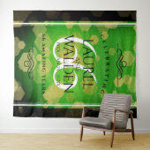 Tenture Célébration élégante du 66e anniversaire de mariag (En situation (horizontale))