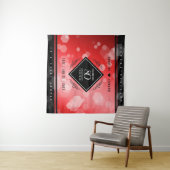 Tenture Célébration élégante du 80e anniversaire de mariag (En situation (horizontale))