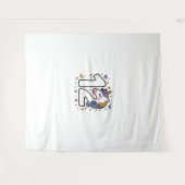 Tenture Célébrer la fête d'anniversaire des 12 ans pour fi (Devant (Horizontal))