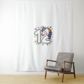 Tenture Célébrer la fête d'anniversaire des 12 ans pour fi (En situation)