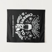 Tenture Célébrer les nouveaux débuts Vin Verre Illustratio (Devant (Horizontal))