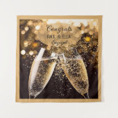 Tenture Célébrez l'engagement ! Décor de fête (Devant)