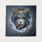 Tenture Célestia – Gardienne du Ciel Infini.  (Devant)
