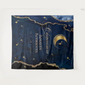 Tenture  Celestial Quinceanera Midnight Welcome Sign  (Devant (Horizontal))