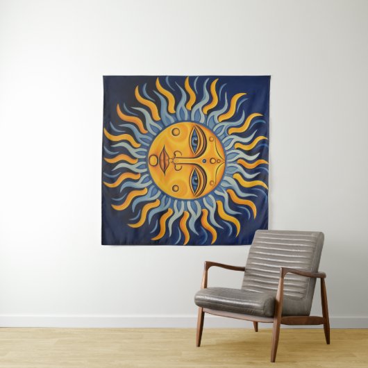 Tenture Célestial Sun (En situation (horizontale))
