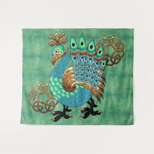 Tenture Celt et Feathers (Devant (Horizontal))